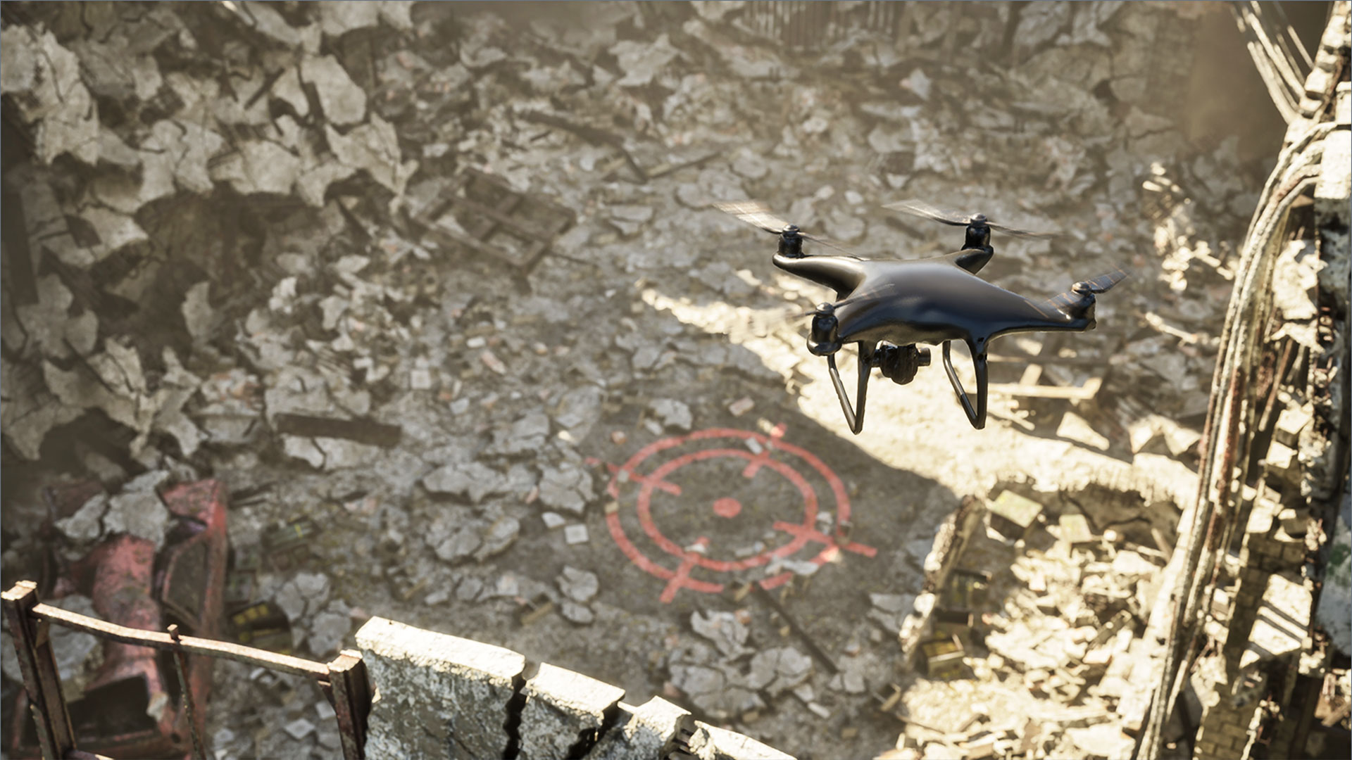 AI 기반 전술방책 이미지